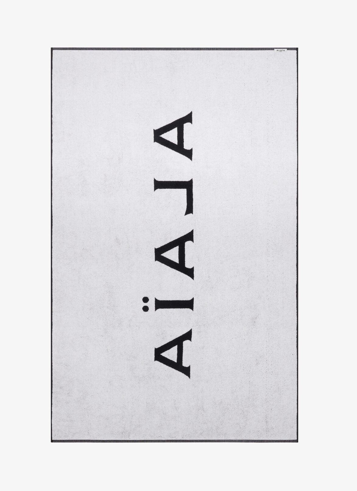 Alaïa beach towel ALAÏA BLACK/WHITE ALAÏA BEACH TOWEL